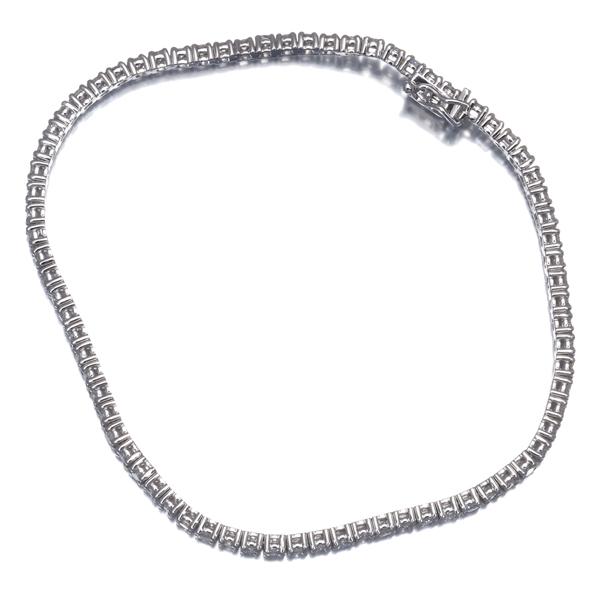 ダイヤ ダイヤモンド 2.00ct テニス ブレスレット K18WG GENJ 大幅