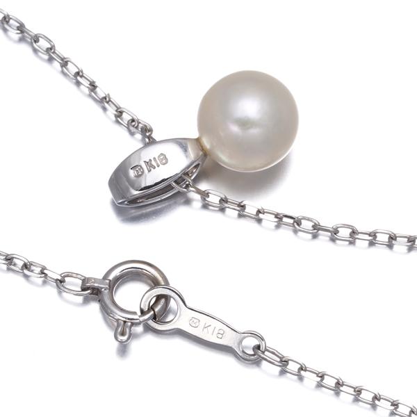 MIKIMOTO（ミキモト） ネックレス パール 真珠 7.1mm ダイヤ
