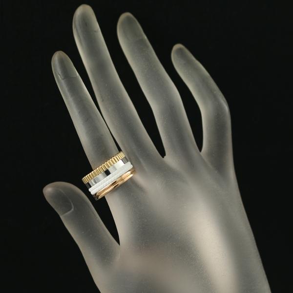 BOUCHERON（ブシュロン） リング キャトルホワイト ラージ 56号 K18YG 
