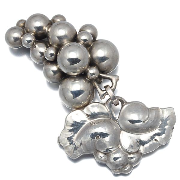 Georg Jensen（ジョージ ジェンセン） ブローチ ムーンライトグレープ