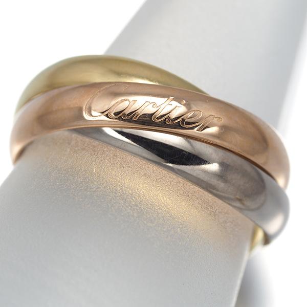 Cartier（カルティエ） トリニティ リング スリーカラーSM 44号 