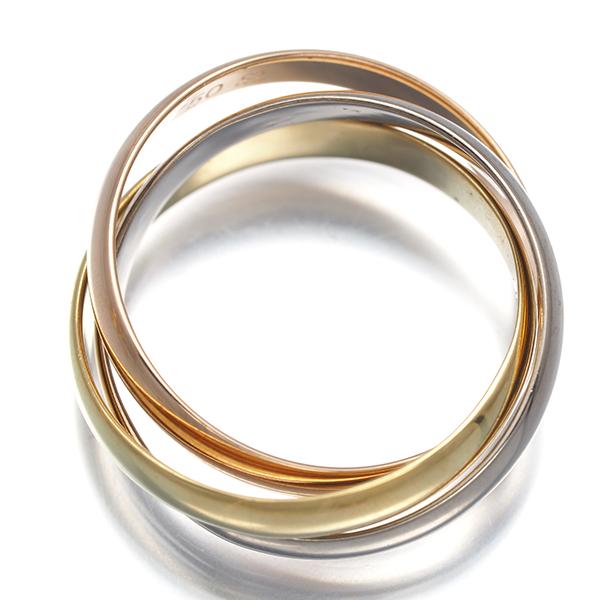 Cartier（カルティエ） トリニティ リング スリーカラーSM 44号