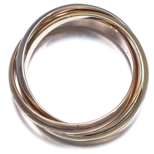 CARTIER カルティエ トリニティリング スリーカラー #54 リング・指輪 Cartier（カルティエ） トリニティ リング スリーカラー クラシック 54