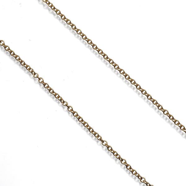 TIFFANY&Co.（ティファニー） チェーンネックレス アズキ 40cm K18YG