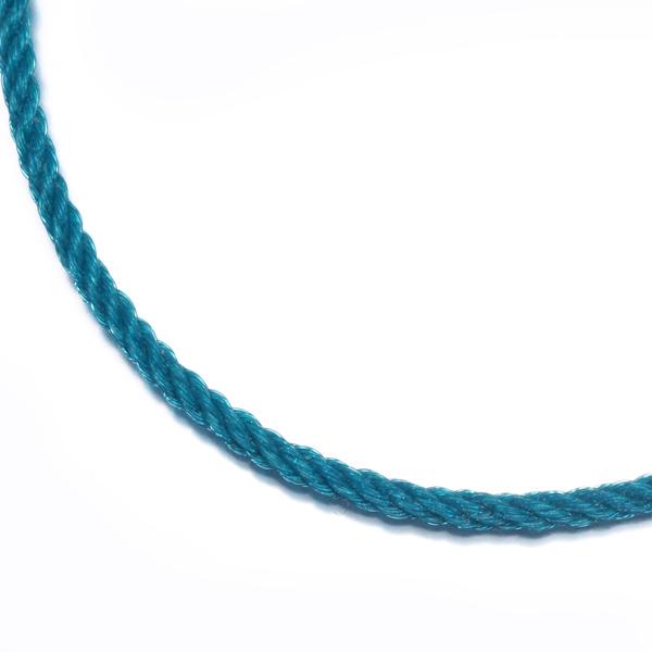 フレッド ブレスレット用コード フォース10 MM ターコイズ トルコ石ブルー 14刻印 SS/テキスタイルケーブル BLJ | Fred | 01