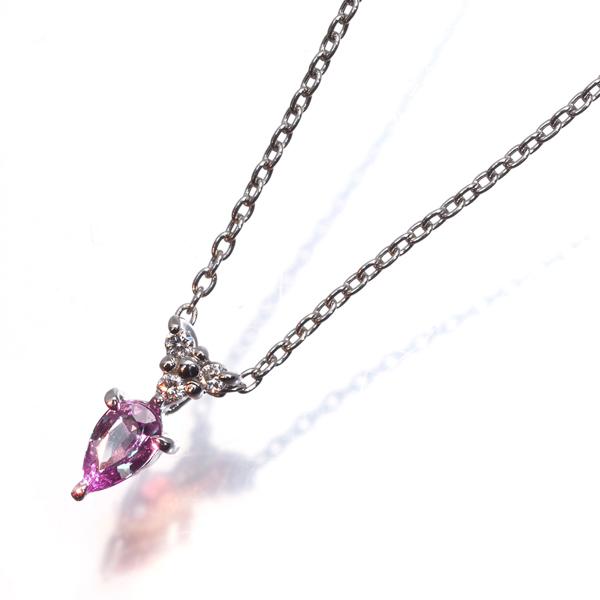 アレキサンドライト 0.17ct ダイヤ ダイヤモンド 0.03ct ネックレス Pt900/Pt850 鑑別書GENJ |  | 01