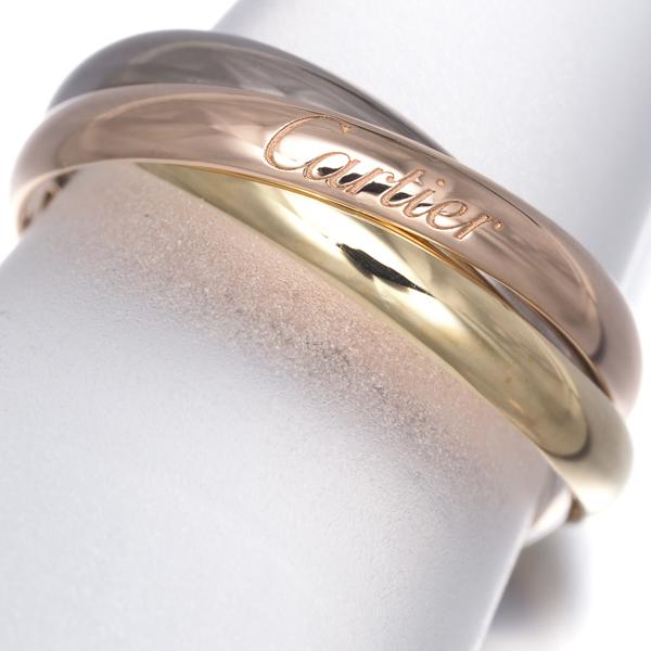 Cartier（カルティエ） トリニティ リング スリーカラー SM 55号 K18YG 