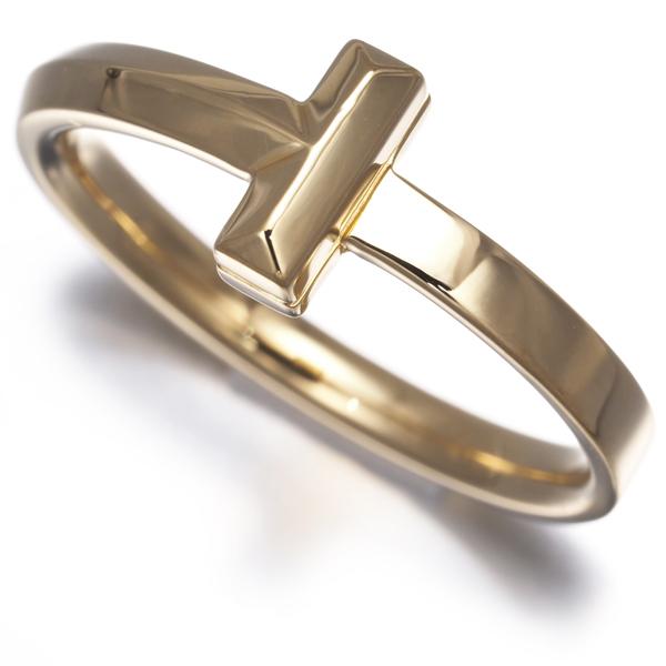 TIFFANY&Co.（ティファニー） リング Tワン 14号 K18YG 指輪 BLJ