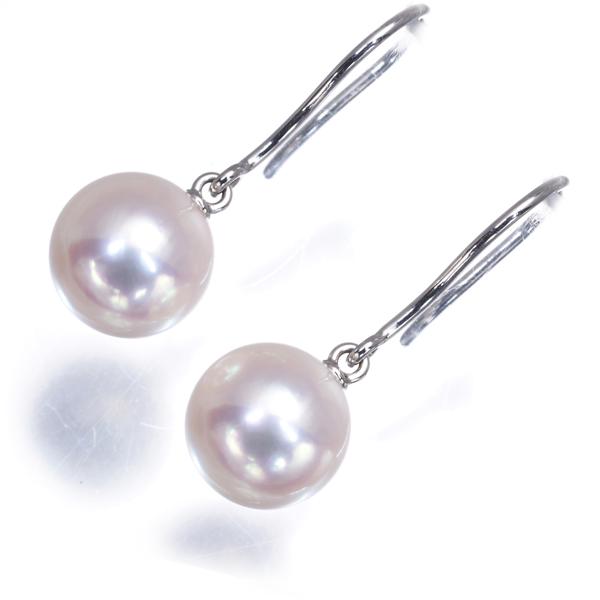 MIKIMOTO（ミキモト） ピアス パール 真珠 8.4mm フック 一粒 K18WG