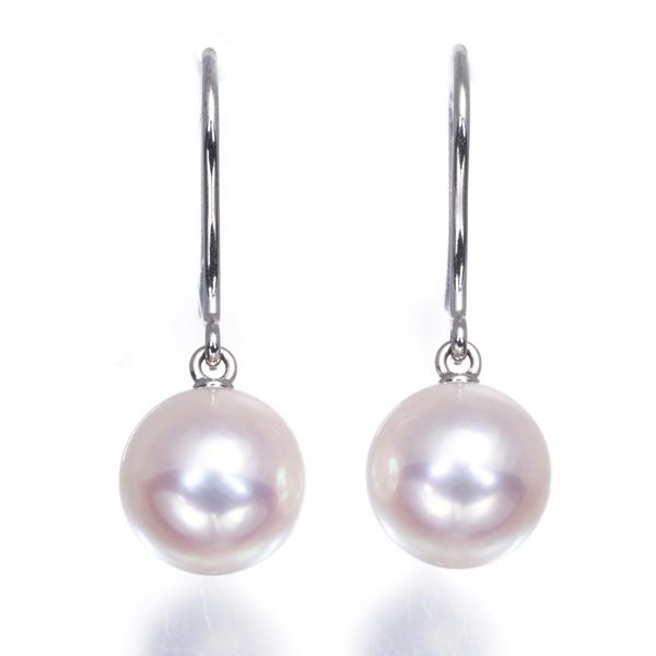 MIKIMOTO（ミキモト） ピアス パール 真珠 8.4mm フック 一粒 K18WG