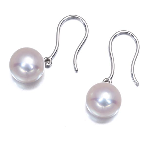 MIKIMOTO（ミキモト） ピアス パール 真珠 8.4mm フック 一粒 K18WG