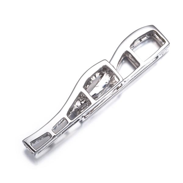 ダイヤ ダイヤモンド 0.30ct テーパーバゲットカット ペンダントトップ