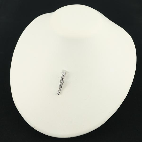 ダイヤ ダイヤモンド 0.30ct テーパーバゲットカット ペンダントトップ