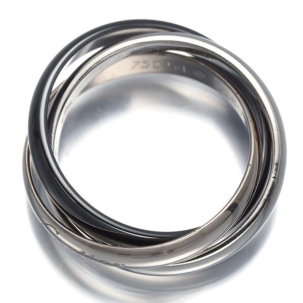 Cartier（カルティエ） トリニティ リング 54号 K18WG/Pd950