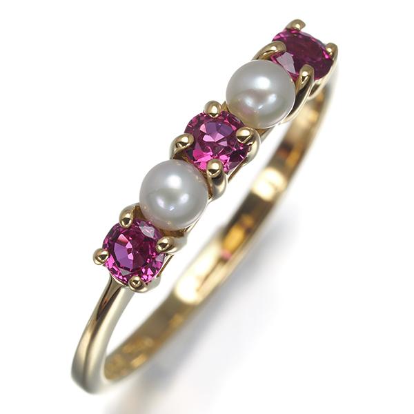 TIFFANY&Co.（ティファニー） リング ベビー パール 真珠 3.0mm ルビー