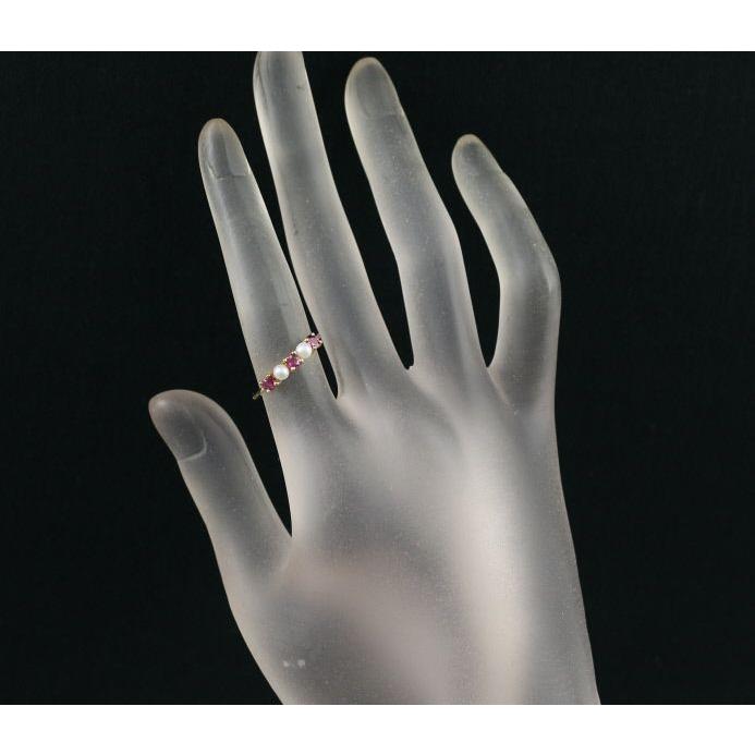 TIFFANY&Co.（ティファニー） リング ベビー パール 真珠 3.0mm ルビー