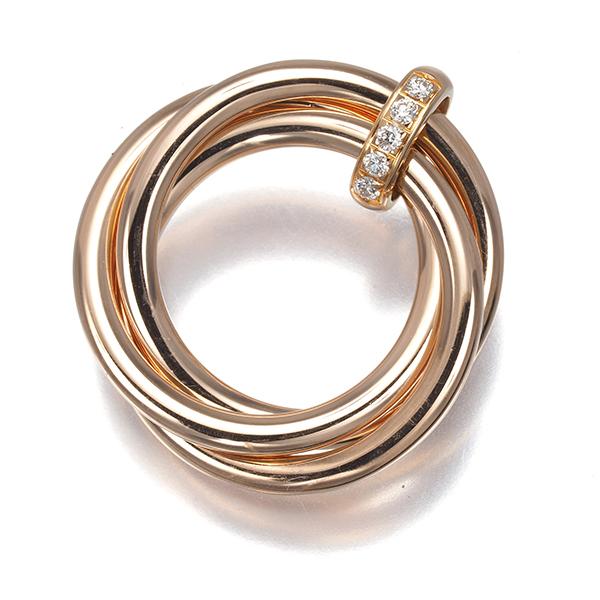 Cartier（カルティエ） トリニティ ペンダントトップ ダイヤ