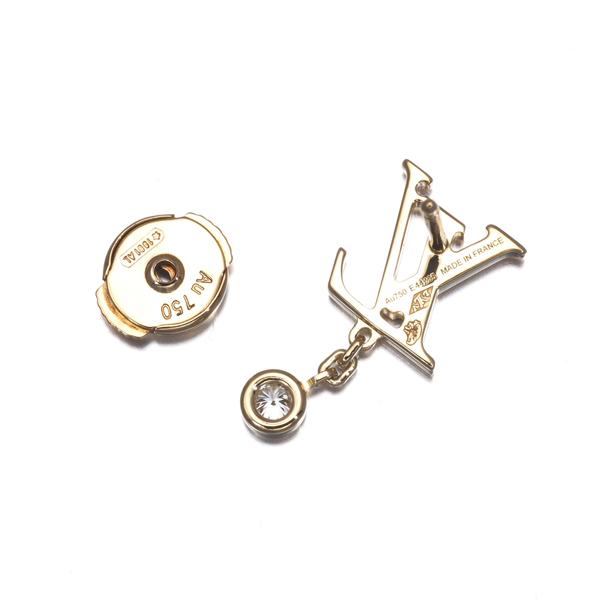 両耳セットLouis VuittonイディールブロッサムLV YG×ダイヤモンド LOUIS VUITTON（ルイ・ヴィトン） ピアス ダイヤ ダイヤモンド