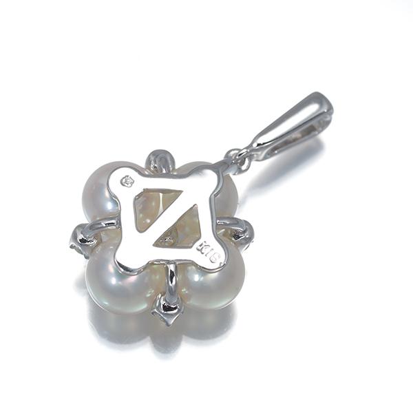 MIKIMOTO（ミキモト） ペンダントトップ パール 真珠 5.2-5.4mm ダイヤ 