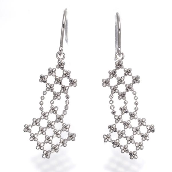 TIFFANY&Co.（ティファニー） ピアス メッシュ カットボール フリンジ 
