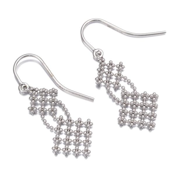 TIFFANY&Co.（ティファニー） ピアス メッシュ カットボール フリンジ 
