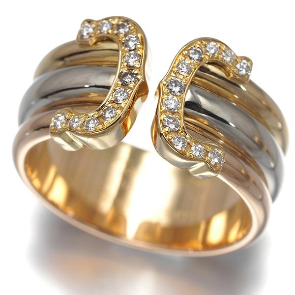 Cartier（カルティエ） リング ダイヤ ダイヤモンド 2C ドゥーブルC C2