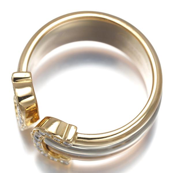 Cartier（カルティエ） リング ダイヤ ダイヤモンド 2C ドゥーブルC C2