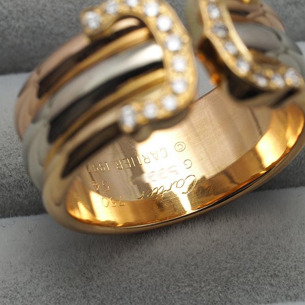 Cartier（カルティエ） リング ダイヤ ダイヤモンド 2C ドゥーブルC C2