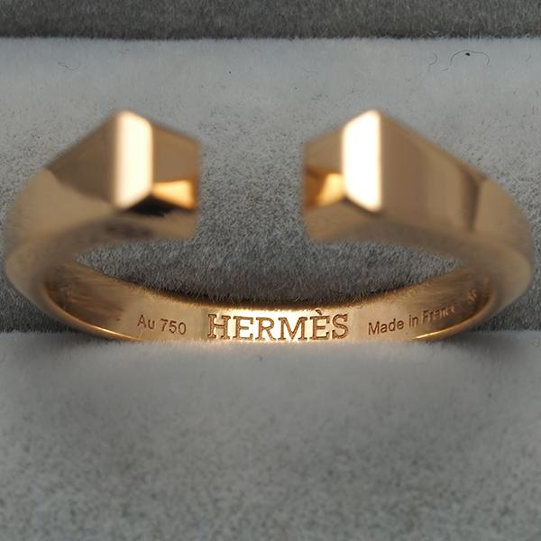 HERMES（エルメス） リング クルードフォルジュ PM 53号 K18PG 指輪