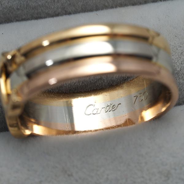 Cartier カルティエ　2C ドゥーブルC C2 スリーカラー　52号 Cartier（カルティエ） リング 2C ドゥーブルC C2 スリーカラー SM 52