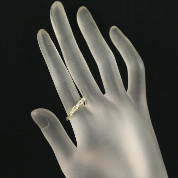 ダイヤ ダイヤモンド 0.43ct 2種カット リング K18YG 指輪 GENJ