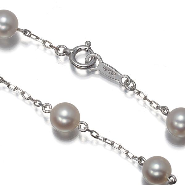 MIKIMOTO（ミキモト） ブレスレット パール 真珠 5.3mm ステーション