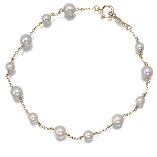 MIKIMOTO（ミキモト） ブレスレット ベビー パール 真珠 3.7-4.7mm