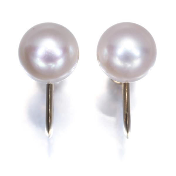 MIKIMOTO（ミキモト） イヤリング アコヤ真珠 8.3mm 一粒 K14YG 【中古 