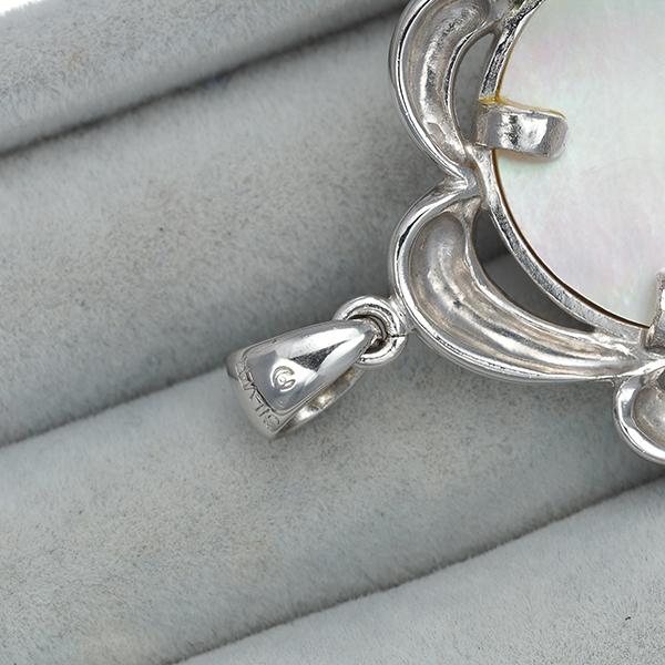 TASAKI（タサキ） ペンダントトップ マベパール 真珠 16.8mm シルバー