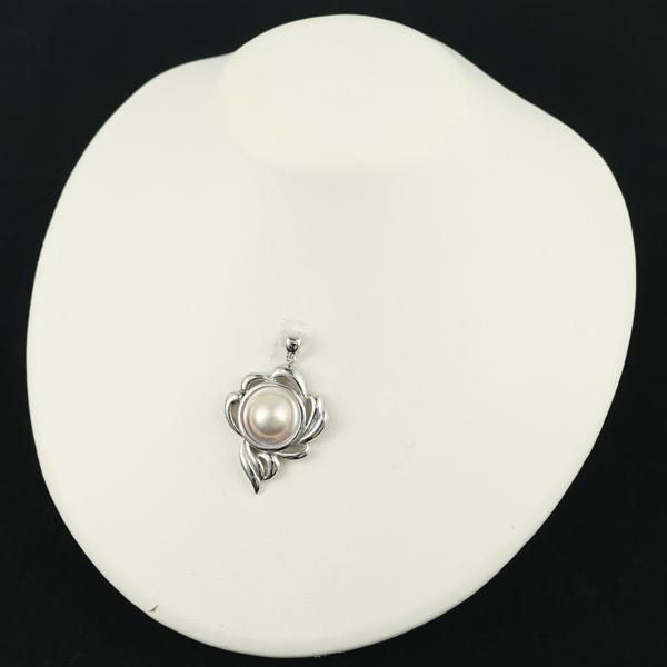 TASAKI（タサキ） ペンダントトップ マベパール 真珠 16.8mm シルバー