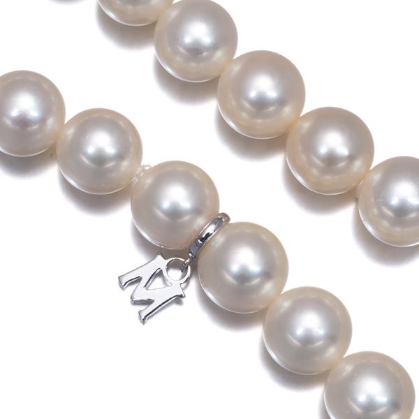 MIKIMOTO（ミキモト） ネックレス パール 真珠 7.6-7.9mm K14WG BLJ