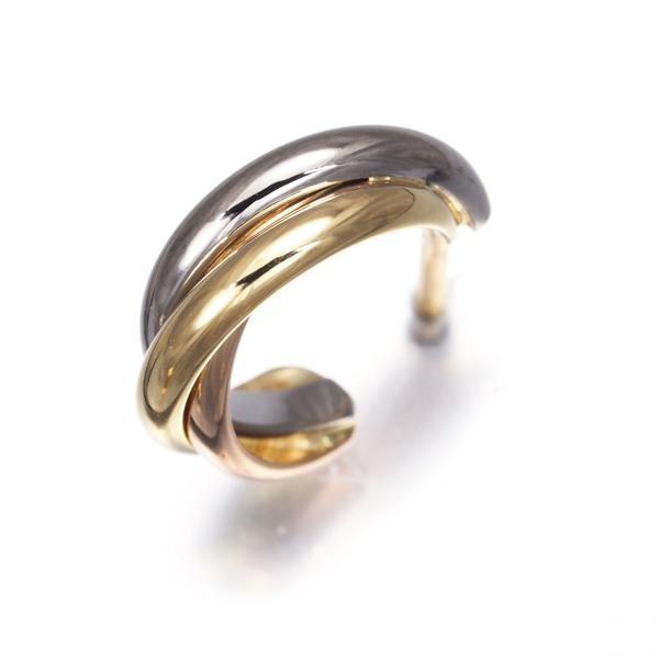 Cartier（カルティエ） トリニティ ピアス スリーカラー 片耳 K18YG/WG