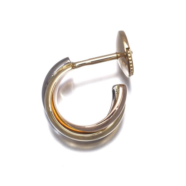 Cartier（カルティエ） トリニティ ピアス スリーカラー 片耳 K18YG/WG
