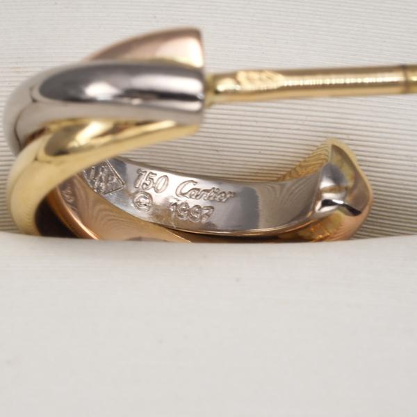 Cartier（カルティエ） トリニティ ピアス スリーカラー 片耳 K18YG/WG
