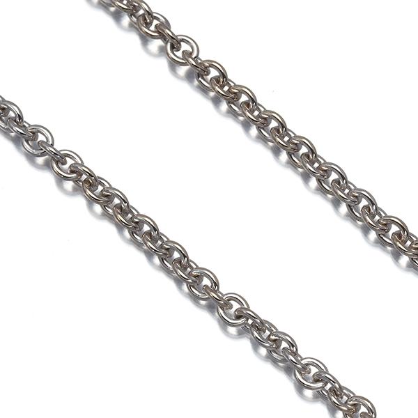 BVLGARI（ブルガリ） チェーンネックレス カテーネ 50cm 22g K18WG BLJ