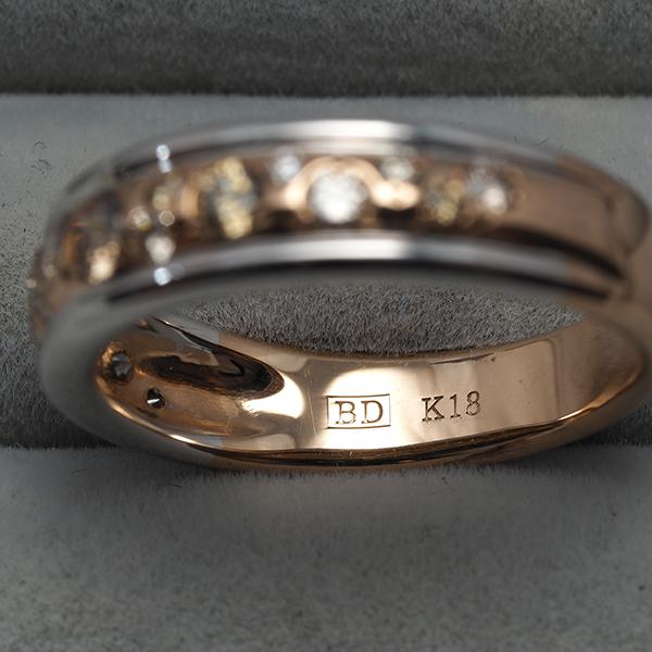 カシケイ リング ブラウン&クリア ダイヤ ダイヤモンド 0.50ct