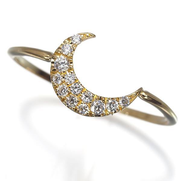 AHKAH（アーカー） リング ダイヤ ダイヤモンド 0.07ct カーラ ムーン