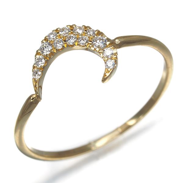 AHKAH（アーカー） リング ダイヤ ダイヤモンド 0.07ct カーラ ムーン