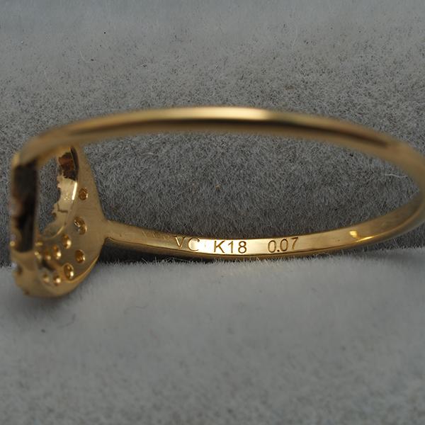 AHKAH（アーカー） リング ダイヤ ダイヤモンド 0.07ct カーラ ムーン
