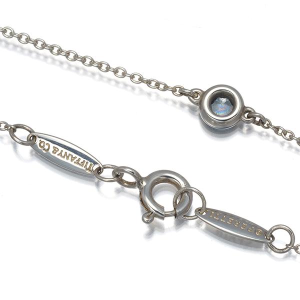ティファニー バイザヤード シルバー925×アクアマリン レディースブレスレット TIFFANY&Co.（ティファニー） ブレスレット アクアマリン カラー