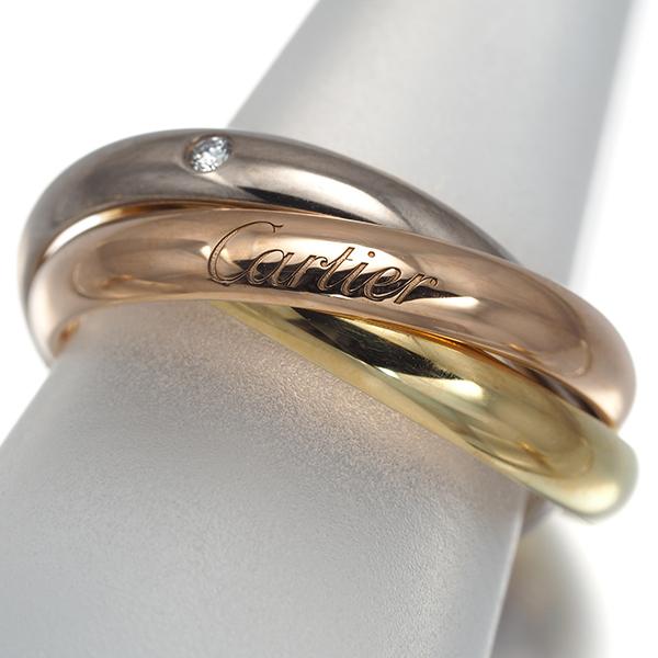 Cartier（カルティエ） トリニティ リング ダイヤ ダイヤモンド スリー