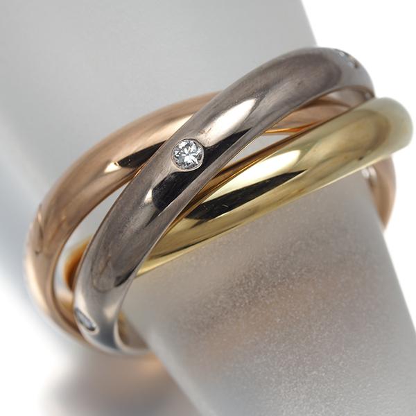 Cartier（カルティエ） トリニティ リング ダイヤ ダイヤモンド スリー