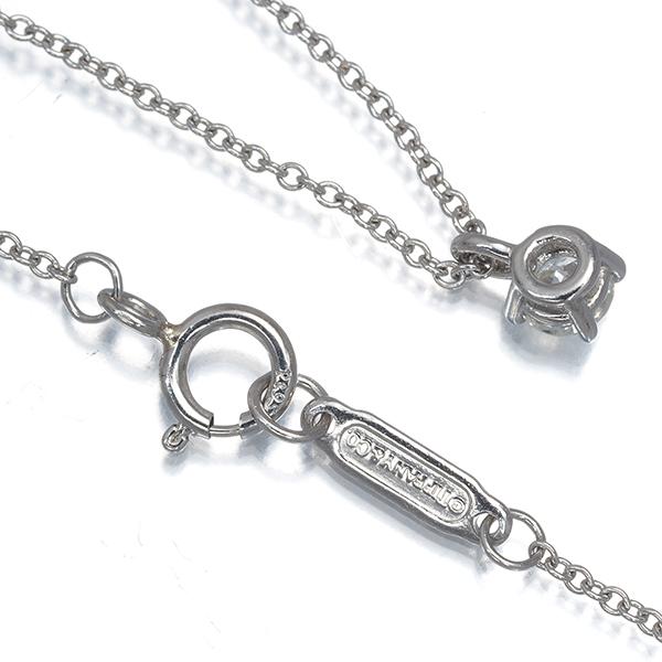 ティファニー ネックレス ダイヤ 0.17ct程 ソリティア Pt950 TIFFANY&Co.（ティファニー） ネックレス ダイヤ ダイヤモンド 0.17ct