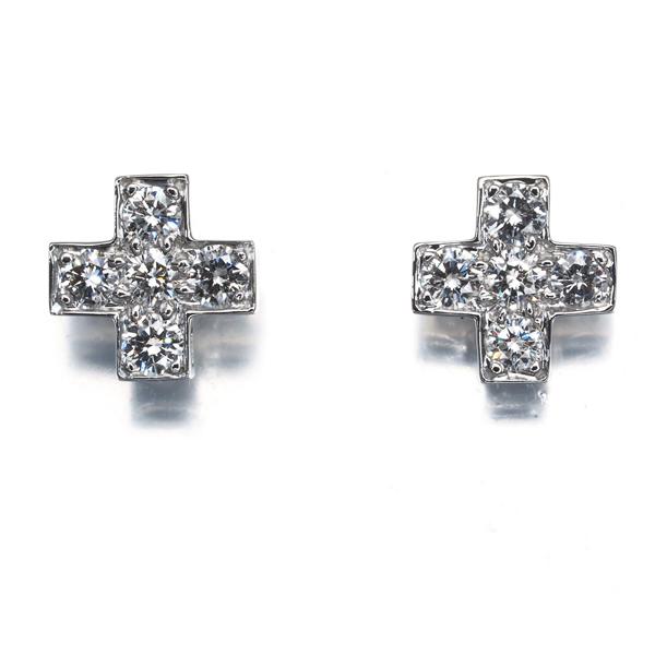 TIFFANY&Co.（ティファニー） ピアス ダイヤ ダイヤモンド クルーシー